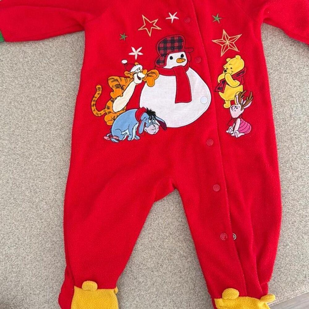 Disney Red Sleepsuits 6-9 M